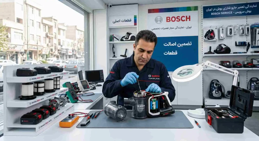 نمایندگی تعمیر جارو شارژی بوش در تهران